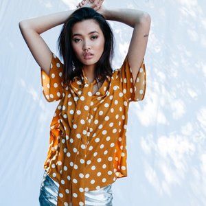 Lenni The Label Mars Blouse in Mustard